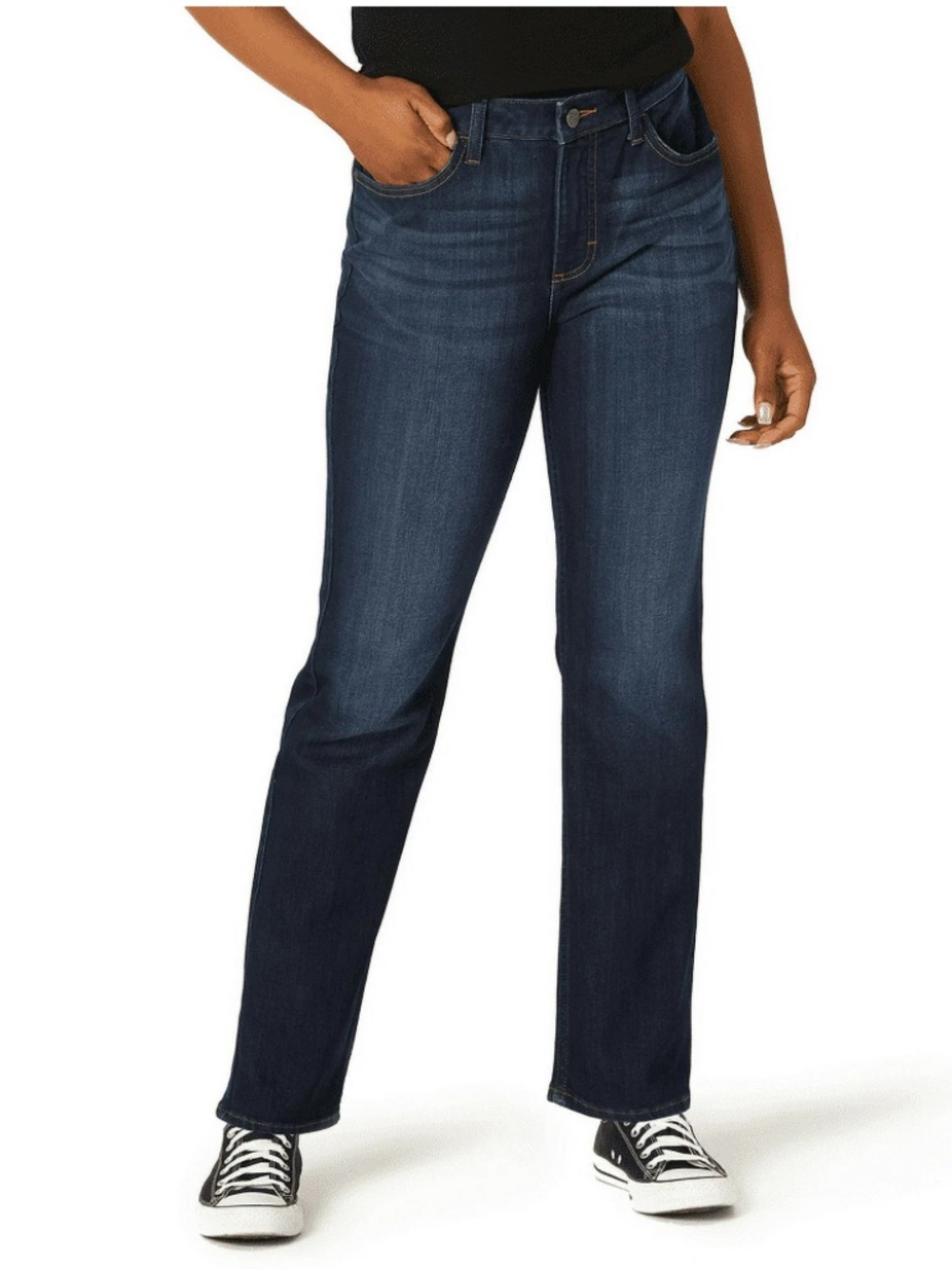 Lee Women's Midrise Straight Jean, Inseam 30" Size 18 Medium